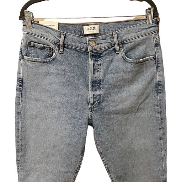 AGOLDE Nico High Rise Slim Fit Skinny Jeans in Cliffside (31) - Picture 9 of 15